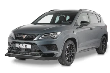CSR Frontspoiler | Cup-Spoilerlippe mit ABE für Cupra Ateca CSL430-G Glossy schwarz Hochglanz (keine Lackierung erforderlich)