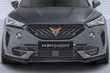 CSR Frontspoiler | Cup-Spoilerlippe mit ABE für Cupra Formentor CSL541-S strukturiert schwarz matt (keine Lackierung erforderlich)