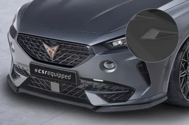 CSR Frontspoiler | Cup-Spoilerlippe mit ABE für Cupra Formentor CSL541-S strukturiert schwarz matt (keine Lackierung erforderlich)