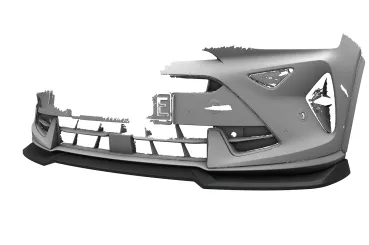 CSR Frontspoiler | Cup-Spoilerlippe mit ABE für Cupra Formentor CSL991-S strukturiert schwarz matt (keine Lackierung erforderlich)