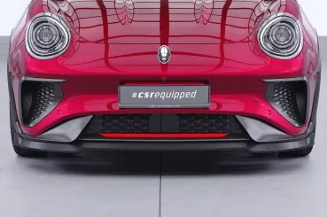 CSR Frontspoiler | Cup-Spoilerlippe mit ABE für GWM ORA Funky Cat / Haomao GT CSL848-C Carbon Look Hochglanz (keine Lackierung erforderlich)