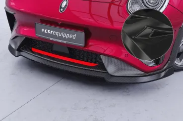 CSR Frontspoiler | Cup-Spoilerlippe mit ABE für GWM ORA Funky Cat / Haomao GT CSL848-G Glossy schwarz Hochglanz (keine Lackierung erforderlich)