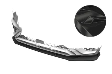 CSR Frontspoiler | Cup-Spoilerlippe mit ABE für Genesis GV70 (JK1) Sport CSL027-G Glossy schwarz Hochglanz (keine Lackierung erforderlich)