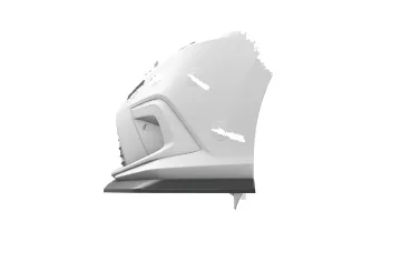 CSR Frontspoiler | Cup-Spoilerlippe mit ABE für Honda Civic FK11 (10.Gen) CSL018-L Lackierung erforderlich (unlackiert roh)