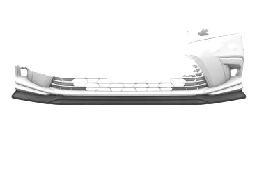 CSR Frontspoiler | Cup-Spoilerlippe mit ABE für Honda Civic FK11 (10.Gen) CSL018-L Lackierung erforderlich (unlackiert roh)