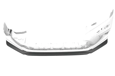 CSR Frontspoiler | Cup-Spoilerlippe mit ABE für Honda Civic FK11 (10.Gen) CSL018-S strukturiert schwarz matt (keine Lackierung erforderlich)