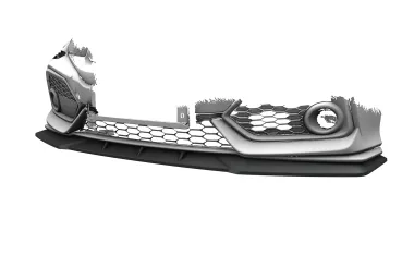 CSR Frontspoiler | Cup-Spoilerlippe mit ABE für Honda Civic FK7 (10. Gen) Sport CSL020-C Carbon Look Hochglanz (keine Lackierung erforderlich)