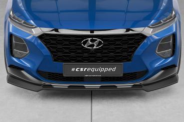 CSR Frontspoiler | Cup-Spoilerlippe mit ABE für Hyundai Santa Fe (Typ TM) CSL987-S strukturiert schwarz matt (keine Lackierung erforderlich)