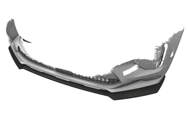 CSR Frontspoiler | Cup-Spoilerlippe mit ABE für Hyundai Santa Fe (Typ TM) CSL987-S strukturiert schwarz matt (keine Lackierung erforderlich)