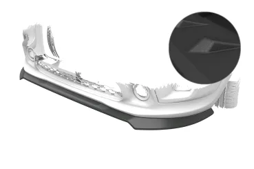 CSR Frontspoiler | Cup-Spoilerlippe mit ABE für Jeep Renegade CSL961-S strukturiert schwarz matt (keine Lackierung erforderlich)