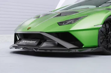 CSR Frontspoiler | Cup-Spoilerlippe mit ABE für Lamborghini Huracan CSL915-G Glossy schwarz Hochglanz (keine Lackierung erforderlich)