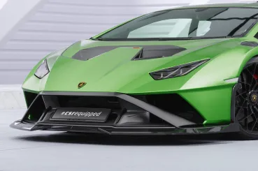CSR Frontspoiler | Cup-Spoilerlippe mit ABE für Lamborghini Huracan CSL915-G Glossy schwarz Hochglanz (keine Lackierung erforderlich)
