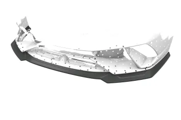 CSR Frontspoiler | Cup-Spoilerlippe mit ABE für Lamborghini Huracán Performante CSL963-C Carbon Look Hochglanz (keine Lackierung erforderlich)