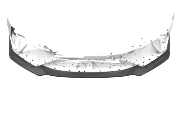 CSR Frontspoiler | Cup-Spoilerlippe mit ABE für Lamborghini Huracán Performante CSL963-C Carbon Look Hochglanz (keine Lackierung erforderlich)