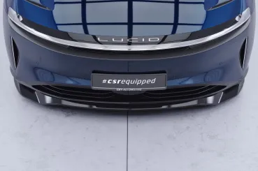 CSR Frontspoiler | Cup-Spoilerlippe mit ABE für Lucid Air CSL983-C Carbon Look Hochglanz (keine Lackierung erforderlich)