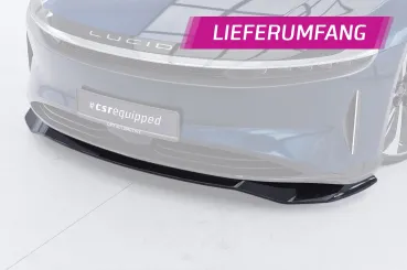 CSR Frontspoiler | Cup-Spoilerlippe mit ABE für Lucid Air CSL983-C Carbon Look Hochglanz (keine Lackierung erforderlich)