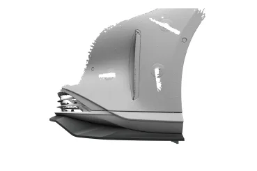 CSR Frontspoiler | Cup-Spoilerlippe mit ABE für Lucid Air CSL983-C Carbon Look Hochglanz (keine Lackierung erforderlich)