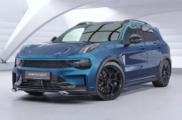 CSR Frontspoiler | Cup-Spoilerlippe mit ABE für Lynk & Co 1 CSL790-S strukturiert schwarz matt (keine Lackierung erforderlich)