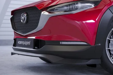 CSR Frontspoiler | Cup-Spoilerlippe mit ABE für Mazda CX-30 CSL742-L Lackierung erforderlich (unlackiert roh)