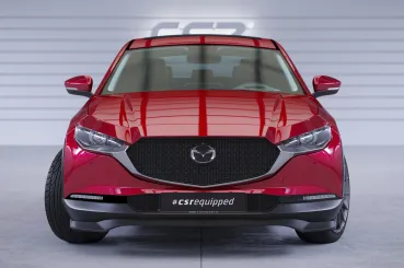 CSR Frontspoiler | Cup-Spoilerlippe mit ABE für Mazda CX-30 CSL742-S strukturiert schwarz matt (keine Lackierung erforderlich)