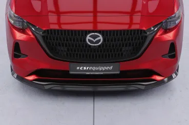 CSR Frontspoiler | Cup-Spoilerlippe mit ABE für Mazda CX-60/ CX-80 CSL862-S strukturiert schwarz matt (keine Lackierung erforderlich)