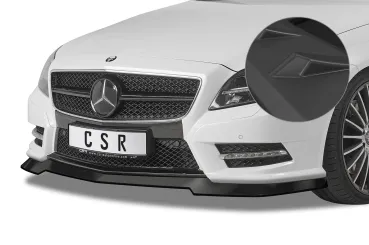 CSR Frontspoiler | Cup-Spoilerlippe mit ABE für Mercedes-Benz CLS C218 / X218 AMG-Line CSL416-L Lackierung erforderlich (unlackiert roh)
