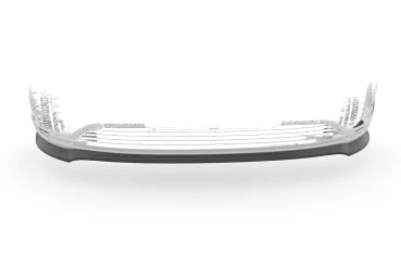 CSR Frontspoiler | Cup-Spoilerlippe mit ABE für Mercedes-Benz EQA (H243) CSL686-S strukturiert schwarz matt (keine Lackierung erforderlich)
