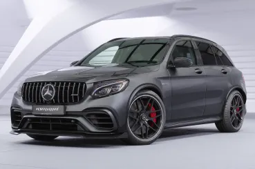 CSR Frontspoiler | Cup-Spoilerlippe mit ABE für Mercedes Benz GLC X253 / C253 CSL896-C Carbon Look Hochglanz (keine Lackierung erforderlich)