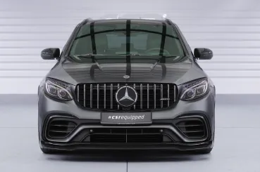 CSR Frontspoiler | Cup-Spoilerlippe mit ABE für Mercedes Benz GLC X253 / C253 CSL896-C Carbon Look Hochglanz (keine Lackierung erforderlich)