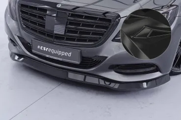 CSR Frontspoiler | Cup-Spoilerlippe mit ABE für Mercedes-Benz S-Klasse CSL318-G Glossy schwarz Hochglanz (keine Lackierung erforderlich)