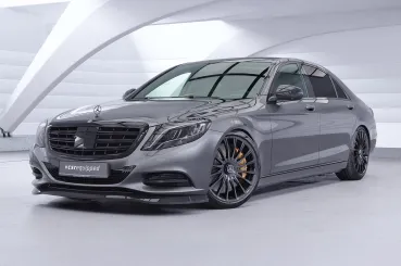 CSR Frontspoiler | Cup-Spoilerlippe mit ABE für Mercedes-Benz S-Klasse W222/V222 CSL318-S strukturiert schwarz matt (keine Lackierung erforderlich)