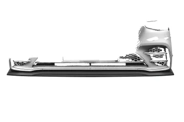 CSR Frontspoiler | Cup-Spoilerlippe mit ABE für Mercedes-Benz S-Klasse W223/V223 AMG-Line CSL032-L Lackierung erforderlich (unlackiert roh)