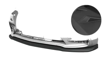 CSR Frontspoiler | Cup-Spoilerlippe mit ABE für Mercedes-Benz S-Klasse W223/V223 AMG-Line CSL032-L Lackierung erforderlich (unlackiert roh)