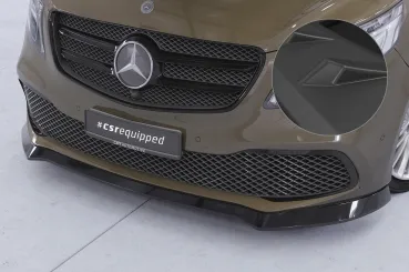 CSR Frontspoiler | Cup-Spoilerlippe mit ABE für Mercedes-Benz V-Klasse 447 / EQV CSL880-L Lackierung erforderlich (unlackiert roh)