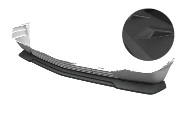 CSR Frontspoiler | Cup-Spoilerlippe mit ABE für Mercedes-Benz W201 / 190er Limousine CSL916-L Lackierung erforderlich (unlackiert roh)