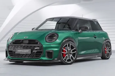 CSR Frontspoiler | Cup-Spoilerlippe mit ABE für Mini Cooper S F66 JCW CSL936-S strukturiert schwarz matt (keine Lackierung erforderlich)