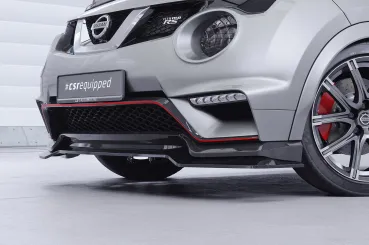 CSR Frontspoiler | Cup-Spoilerlippe mit ABE für Nissan Juke (1. Gen)  Nismo / Nismo RS CSL950-S strukturiert schwarz matt (keine Lackierung erforderlich)