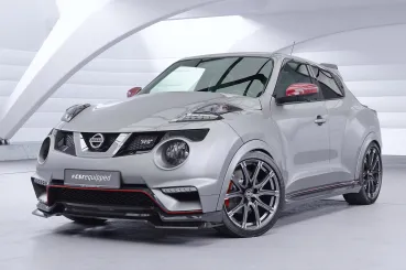 CSR Frontspoiler | Cup-Spoilerlippe mit ABE für Nissan Juke (1. Gen)  Nismo / Nismo RS CSL950-G Glossy schwarz Hochglanz (keine Lackierung erforderlich)