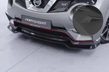 CSR Frontspoiler | Cup-Spoilerlippe mit ABE für Nissan Juke (1. Gen)  Nismo / Nismo RS CSL950-L Lackierung erforderlich (unlackiert roh)