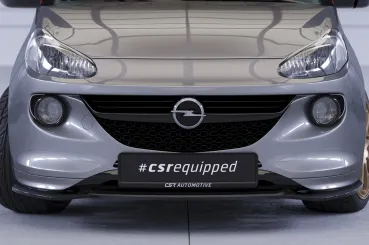 CSR Frontspoiler | Cup-Spoilerlippe mit ABE für Opel Adam S CSL591-C Carbon Look Hochglanz (keine Lackierung erforderlich)