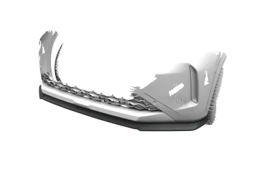 CSR Frontspoiler | Cup-Spoilerlippe mit ABE für Opel Frontera CSL025-S strukturiert schwarz matt (keine Lackierung erforderlich)