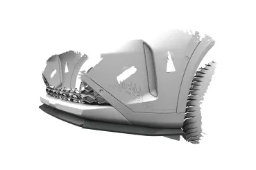 CSR Frontspoiler | Cup-Spoilerlippe mit ABE für Opel Frontera CSL025-G Glossy schwarz Hochglanz (keine Lackierung erforderlich)