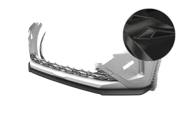 CSR Frontspoiler | Cup-Spoilerlippe mit ABE für Opel Frontera CSL025-G Glossy schwarz Hochglanz (keine Lackierung erforderlich)