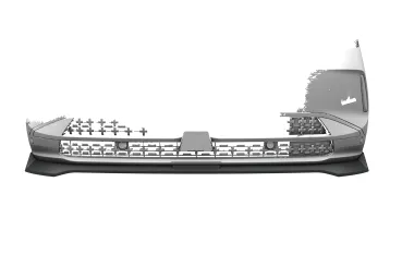 CSR Frontspoiler | Cup-Spoilerlippe mit ABE für Opel Grandland (2. Gen) CSL996-L Lackierung erforderlich (unlackiert roh)