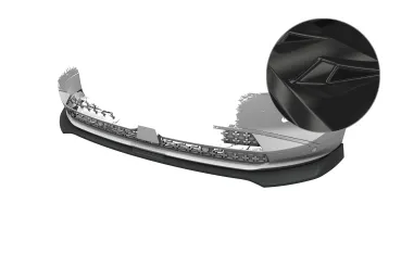 CSR Frontspoiler | Cup-Spoilerlippe mit ABE für Opel Grandland (2. Gen) CSL996-G Glossy schwarz Hochglanz (keine Lackierung erforderlich)