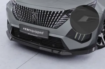 CSR Frontspoiler | Cup-Spoilerlippe mit ABE für Peugeot 2008 II CSL899-S strukturiert schwarz matt (keine Lackierung erforderlich)