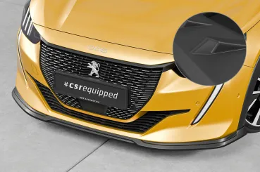 CSR Frontspoiler | Cup-Spoilerlippe mit ABE für Peugeot 208 II GT / GT-Line CSL811-L Lackierung erforderlich (unlackiert roh)