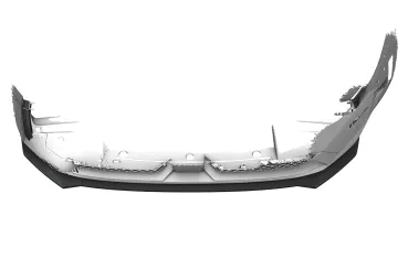 CSR Frontspoiler | Cup-Spoilerlippe mit ABE für Peugeot 3008 (3.Gen) / E-3008 CSL989-G Glossy schwarz Hochglanz (keine Lackierung erforderlich)