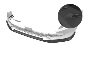 CSR Frontspoiler | Cup-Spoilerlippe mit ABE für Peugeot 508 CSL975-L Lackierung erforderlich (unlackiert roh)