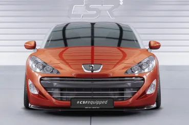 CSR Frontspoiler | Cup-Spoilerlippe mit ABE für Peugeot RCZ CSL761-G Glossy schwarz Hochglanz (keine Lackierung erforderlich)